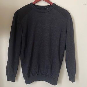 Bugatchi Sweater Suede Shoulder patch